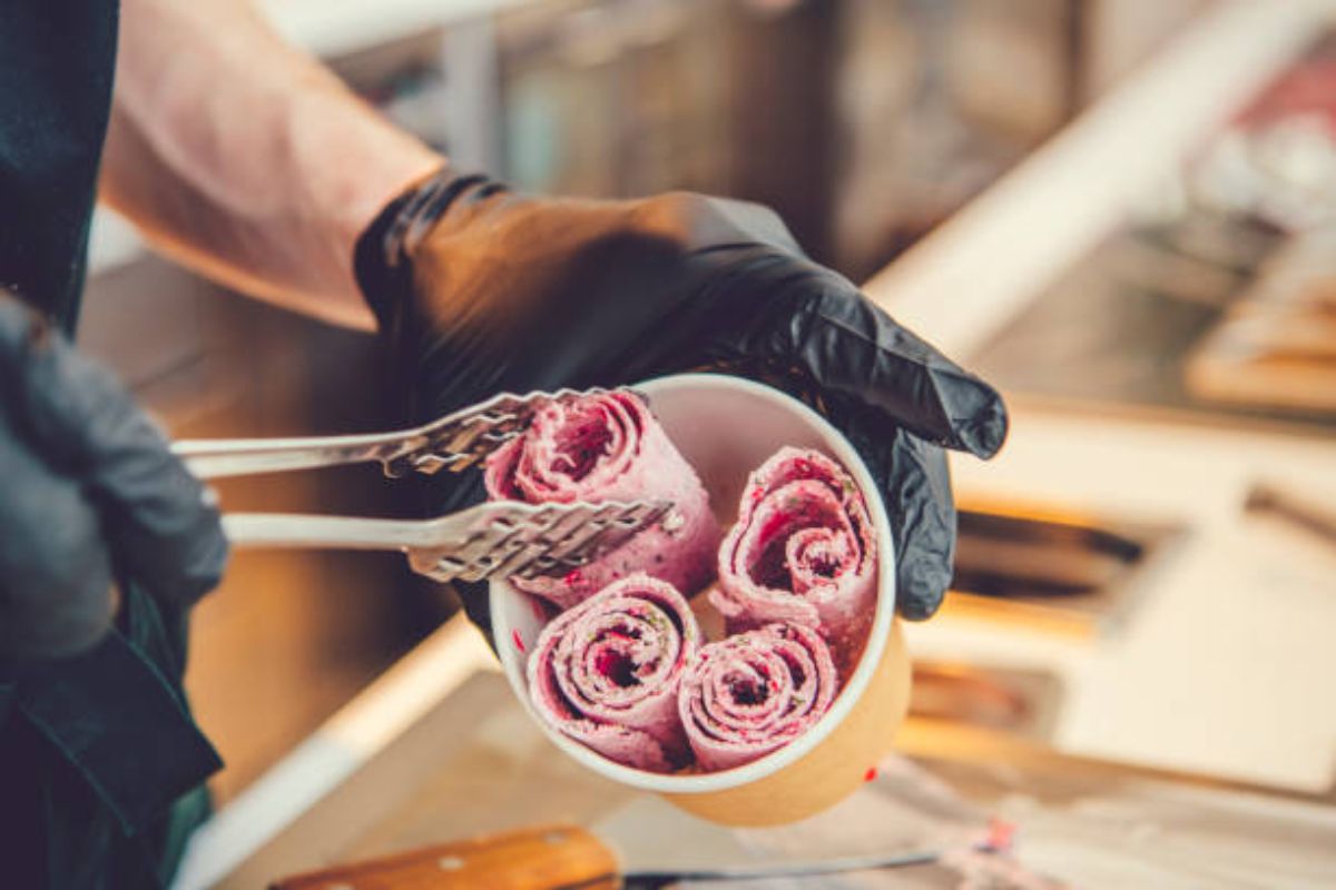 Science of rolled ice cream